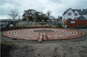 St Lukes Christchurch newly built labyrinth